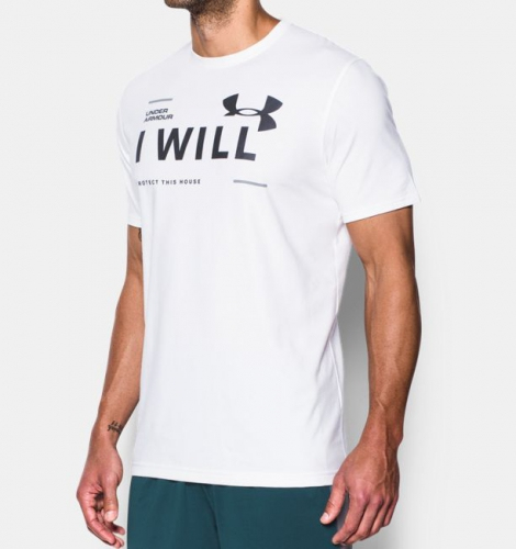 Under Armour I Will T-Shirt Charged Cotton White price
