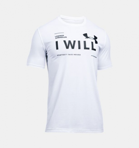 Under Armour I Will T-Shirt Charged Cotton White photo
