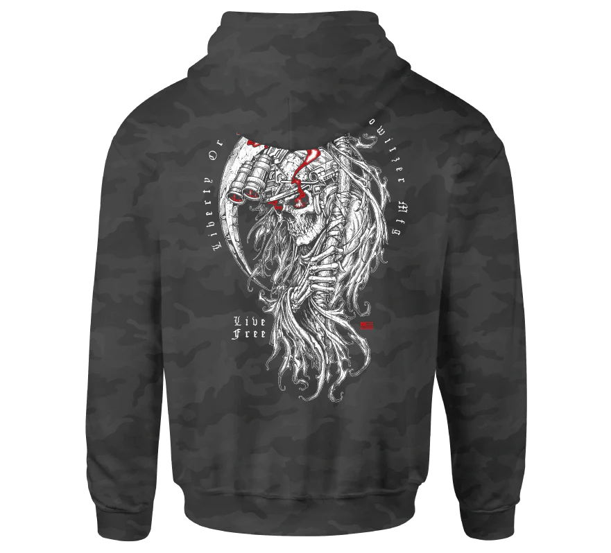Толстовка Howitzer Liberty Reaper Po Hood Black Camo купить