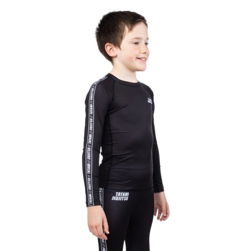 Childrens rash guard Tatami Kids Vengeance Long Sleeve Rash Guard Black buy