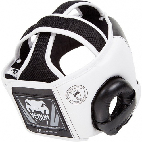 Боксерский шлем Venum Challenger 2.0 Headgear Hook Loop Strap Black Ice цена