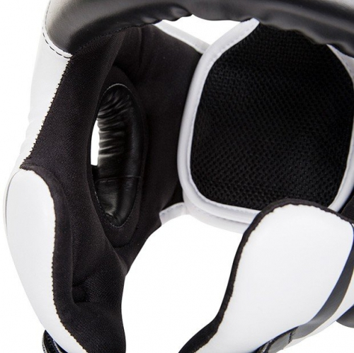 Боксерский шлем Venum Challenger 2.0 Headgear Hook Loop Strap Black Ice оригинал