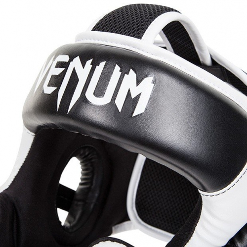Боксерский шлем Venum Challenger 2.0 Headgear Hook Loop Strap Black Ice фото