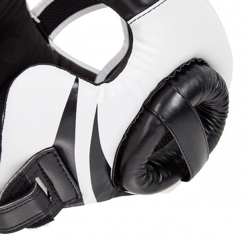 Боксерский шлем Venum Challenger 2.0 Headgear Hook Loop Strap Black Ice размер