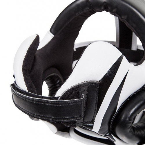 Боксерский шлем Venum Challenger 2.0 Headgear Hook Loop Strap Black Ice стоимость