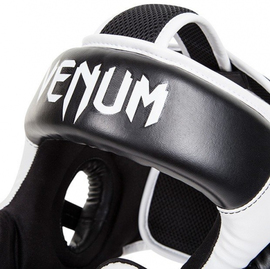 Боксерский шлем Venum Challenger 2.0 Headgear Hook Loop Strap Black Ice, Фото № 4