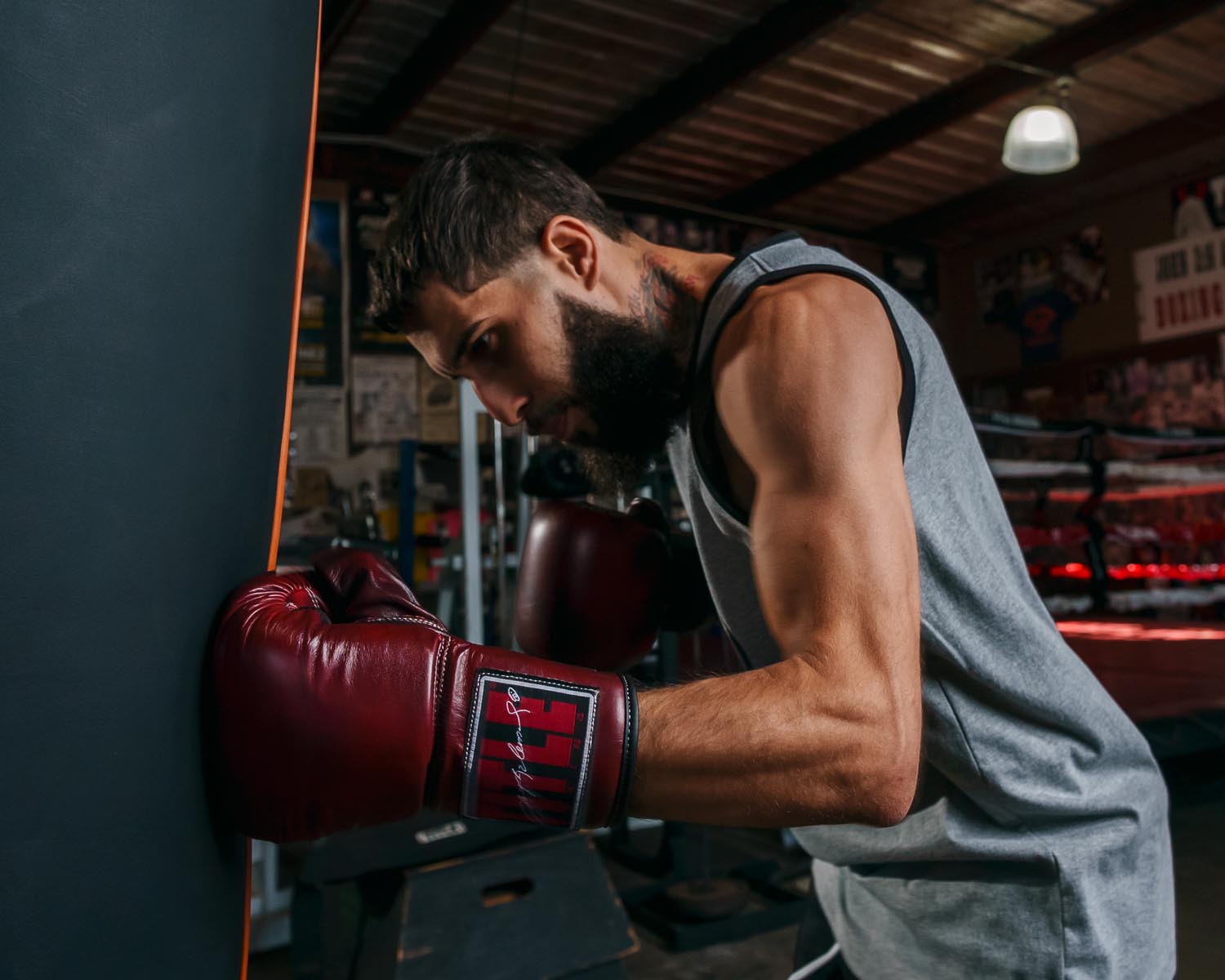 Боксерские перчатки Title Boxing Sugar Ray Leonard Throwback Leather Bag Gloves оригинал