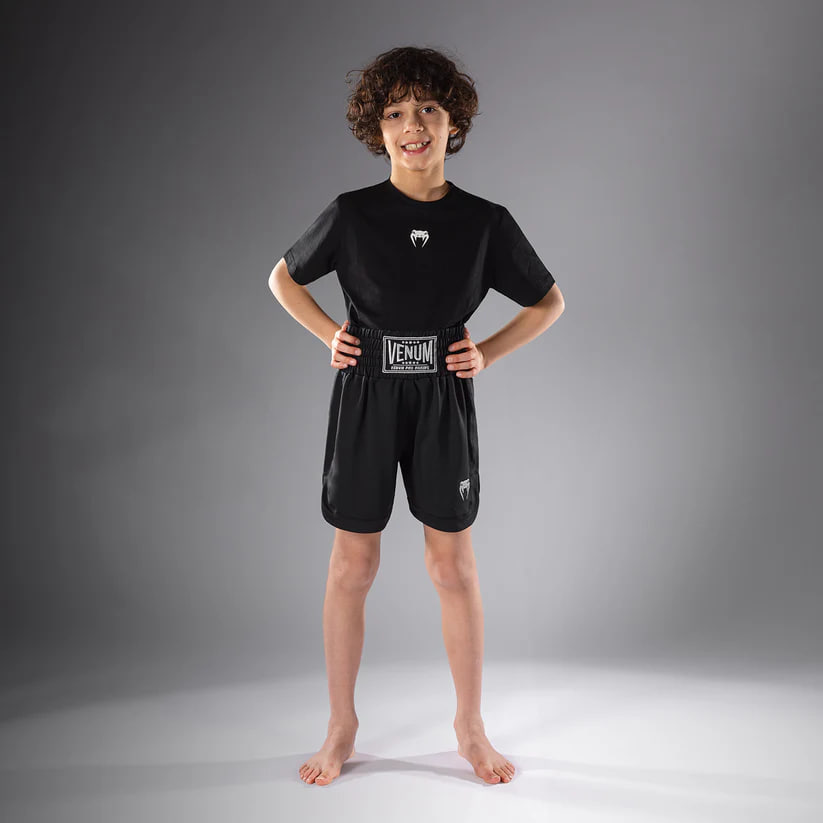 Дитячі шорти Venum Classic Kids Boxing Shorts - Black де купити