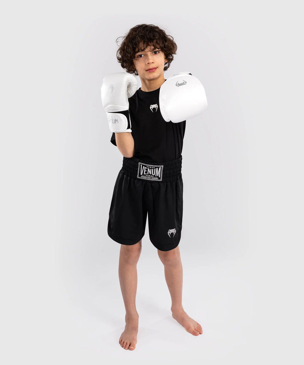 Дитячі шорти Venum Classic Kids Boxing Shorts - Black купити
