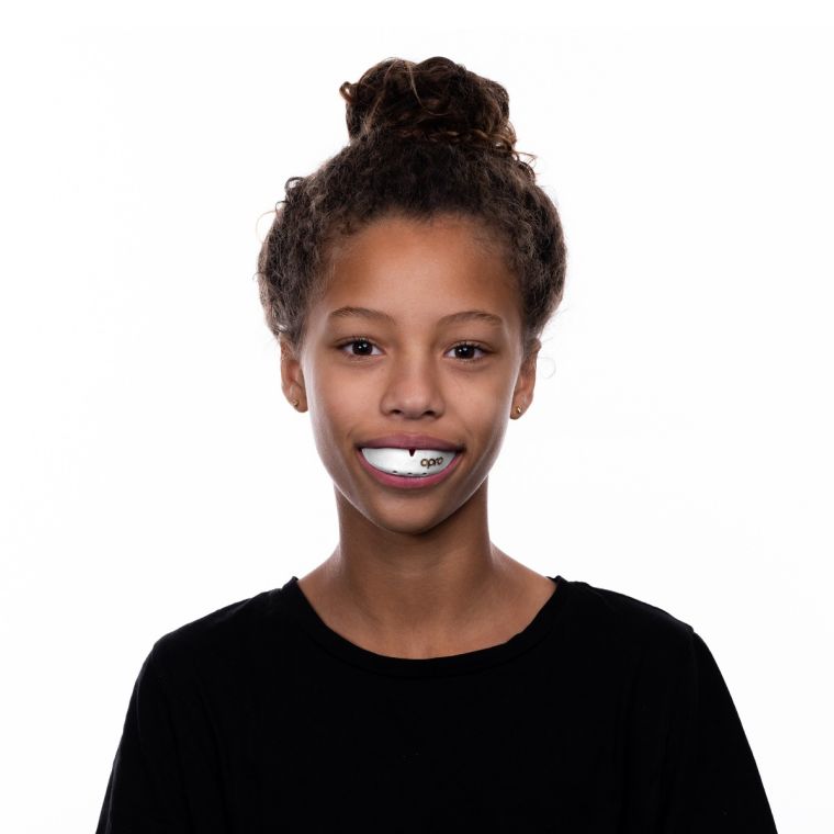 Капа OPRO GEN5 Gold Braces White Gold купити