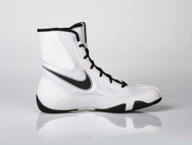 Боксерки Nike Machomai 2.0 Boxing Boots White Black-Wolf Grey, Фото № 3