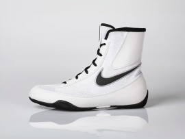 Боксерки Nike Machomai 2.0 Boxing Boots White Black-Wolf Grey, Фото № 2