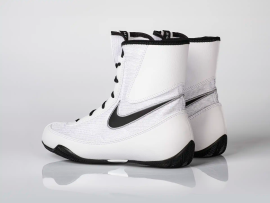 Боксерки Nike Machomai 2.0 Boxing Boots White Black-Wolf Grey, Фото № 6