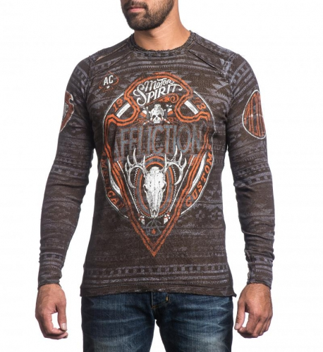 Affliction Destroyers L/S Rev Thermal double-sided heat gun price