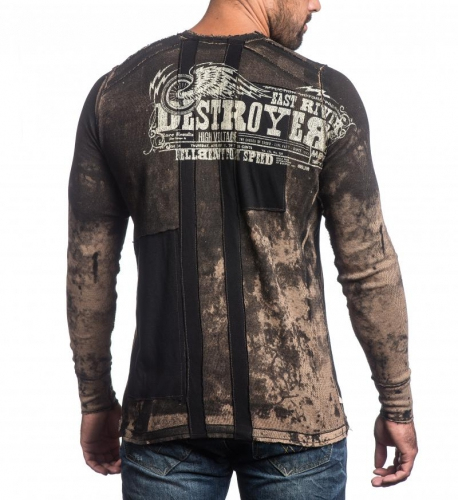 Affliction Destroyers L/S Rev Thermal double-sided heat gun buy