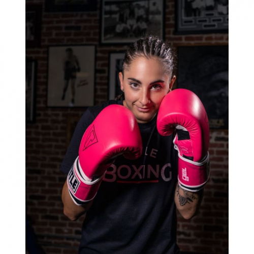 Боксерські рукавиці Title GEL E-Series Training Gloves Hot Pink фото