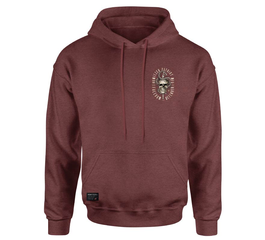 Howitzer Coil Hood Burgundy Heather Hoodie buy