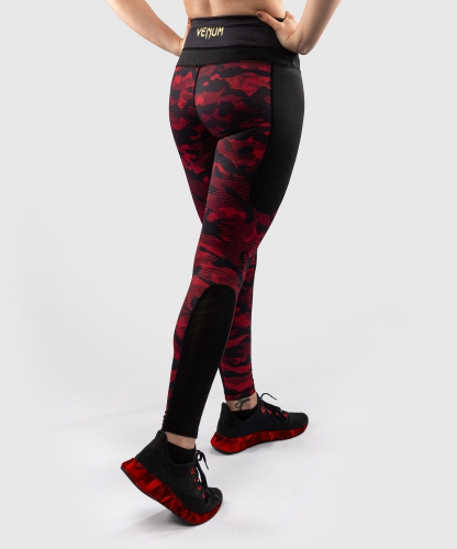 Womens Venum Defender Leggings Black Red photo