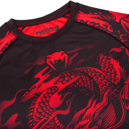 Рашгард Venum Dragons Flight Rashguard Long Sleeves Red оригінал