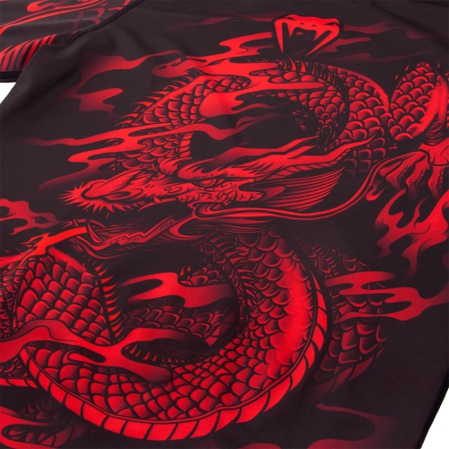 Рашгард Venum Dragons Flight Rashguard Long Sleeves Red розмір