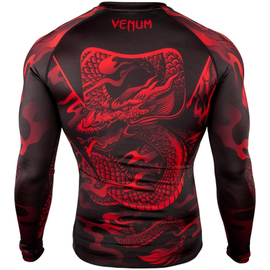 Рашгард Venum Dragons Flight Rashguard Long Sleeves Red, Фото № 2