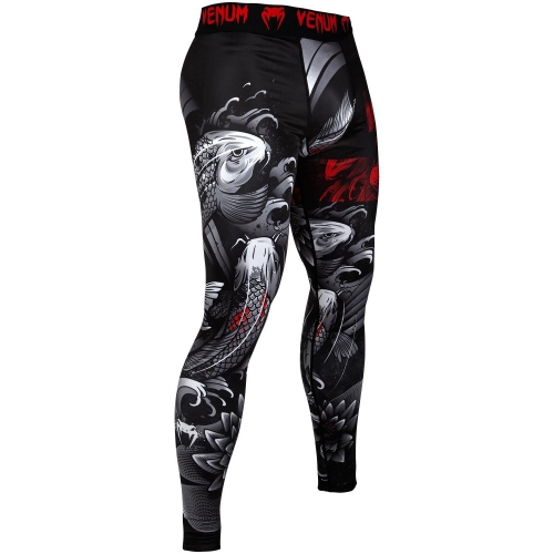 Компрессионные штаны Venum Koi 2.0 Spats Black White купить