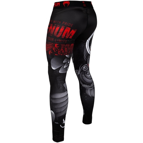 Компрессионные штаны Venum Koi 2.0 Spats Black White фото
