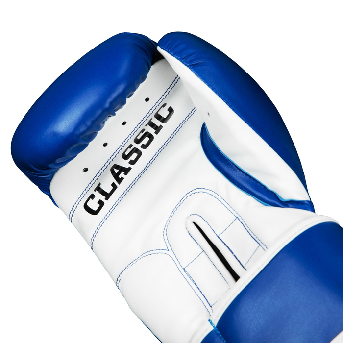 Боксерські рукавиці Title Classic Pro Style Training Gloves 3.0 Blue White оригінал