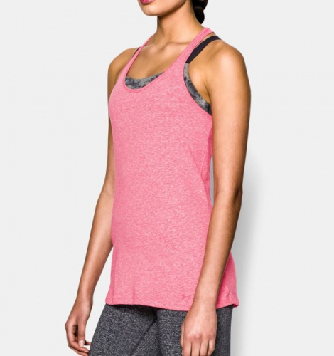 Жіноча майка Under Armour Charged Cotton® Tri-Blend Stadium Pink ціна
