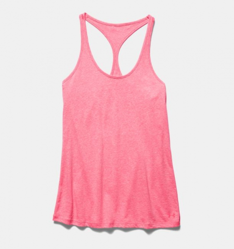 Жіноча майка Under Armour Charged Cotton® Tri-Blend Stadium Pink фото