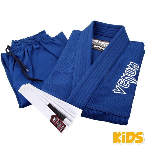 Дитяче кімоно Venum Contender Kids BJJ Gi  Blue ціна