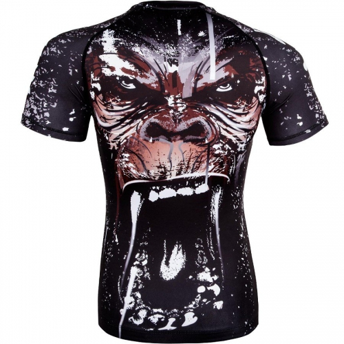 Рашгард Venum Gorilla Rashguard Short Sleeves Black купить