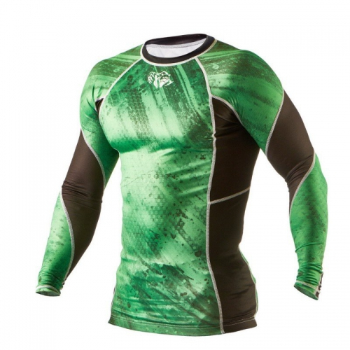Peresvit Immortal Silver Force Rashguard Long Sleeve Green Lantern photo