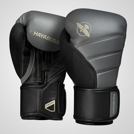 Боксерские перчатки Hayabusa T3 Boxing Gloves Charcoal Black