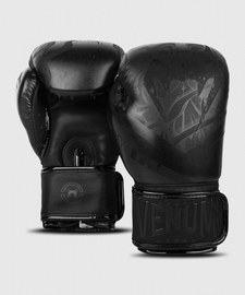 Боксерские перчатки Venum Devil Boxing Gloves Black Black, Фото № 5