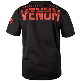 Детская футболка Venum Signature T-Shirt Black Red, Фото № 3