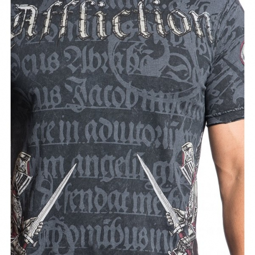 Affliction Knighood T-Shirt Black photo