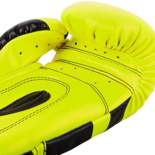 Боксерские перчатки для детей Venum Elite Boxing Gloves Kids Neo Yellow фото