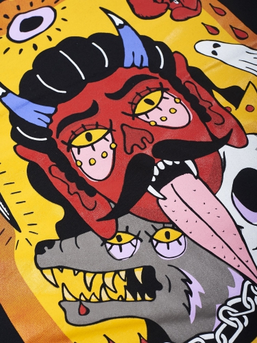 Футболка MANTO T-shirt Diablo Black фото