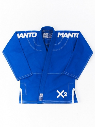 Кимоно для джиу-джитсу Manto X2 BJJ GI blue фото
