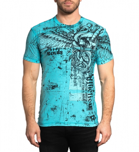 Двухсторонняя футболка Affliction Brixton Tribe купить