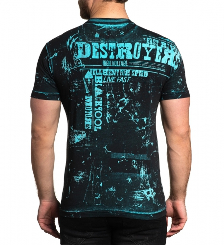 Двухсторонняя футболка Affliction Brixton Tribe цена