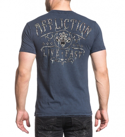 Двухсторонняя футболка Affliction Chained Eagle Reversible T-shirt, Фото № 4