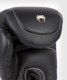 Боксерские перчатки Venum Impact Evo Boxing Gloves - Black Beige, Фото № 2