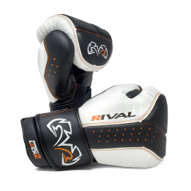 Боксерские перчатки Rival RB10 Intelli-Shock Bag Gloves Black White
