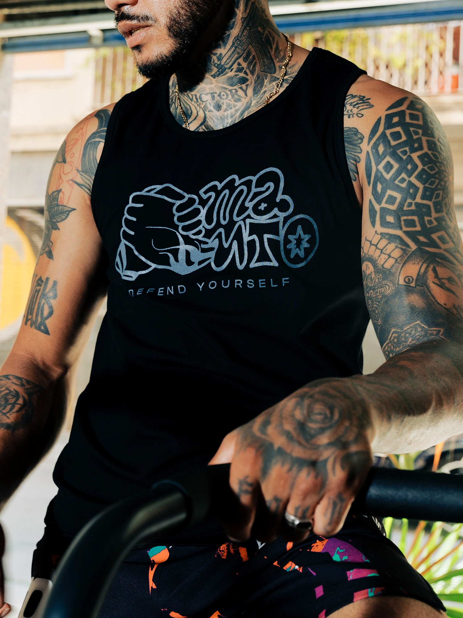 Майка MANTO Tank Top Bros Black купити