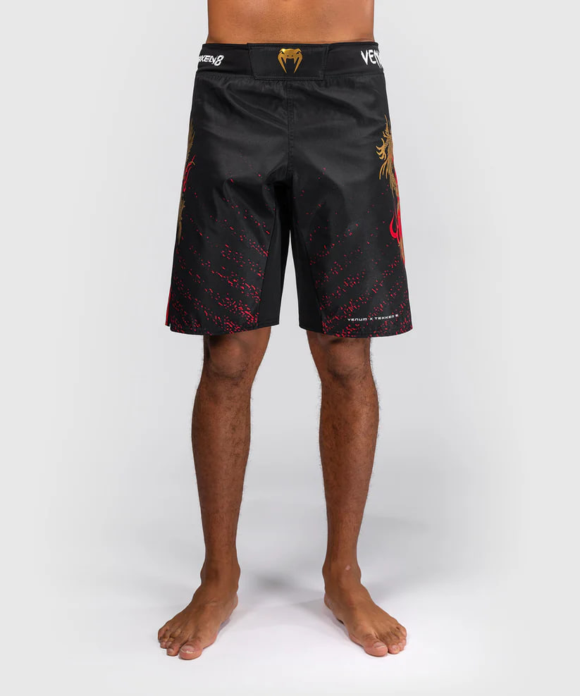 ШортЫ Venum x TEKKEN 8 Marshall Law Fight Shorts Black Red Gold цена