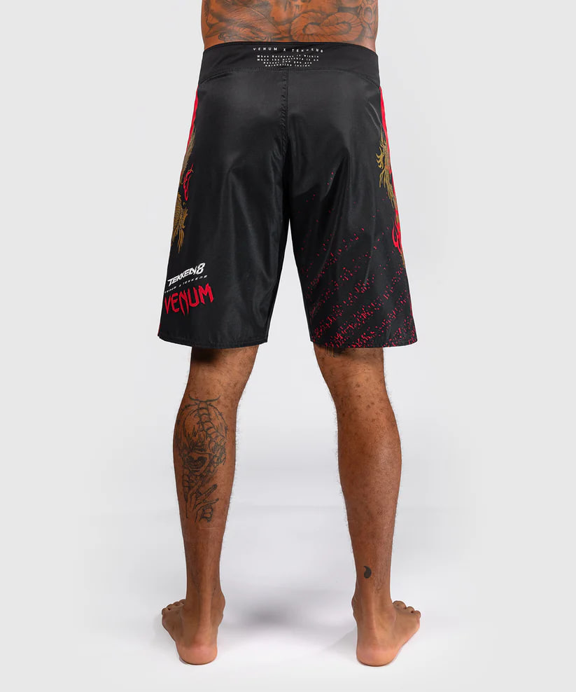 ШортЫ Venum x TEKKEN 8 Marshall Law Fight Shorts Black Red Gold фото