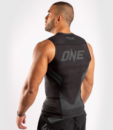 Venum ONE FC Impact Rashguard Sleeveless Black Black photo