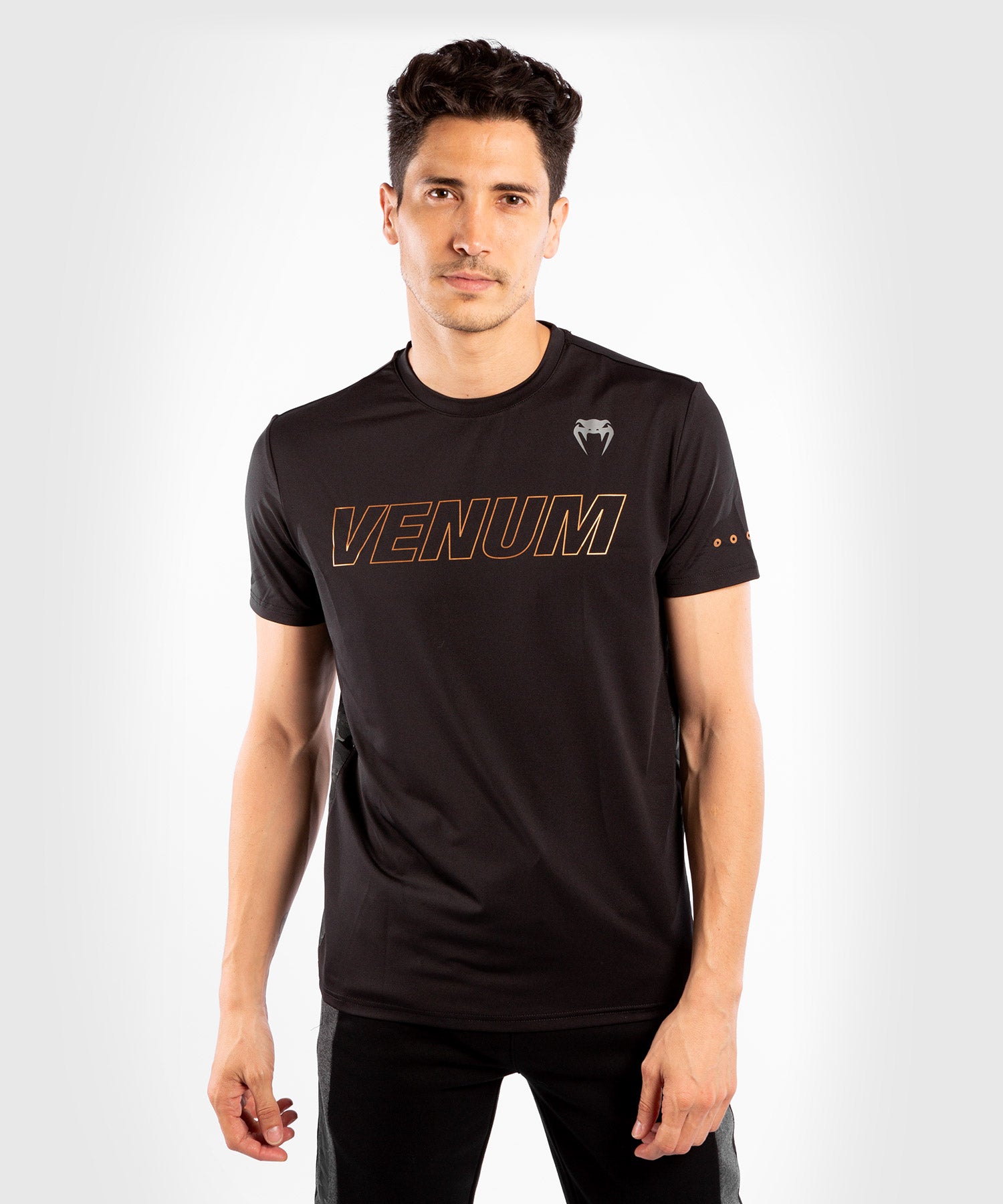Спортивная футболка Venum Classic Evo Dry Tech Black Bronze